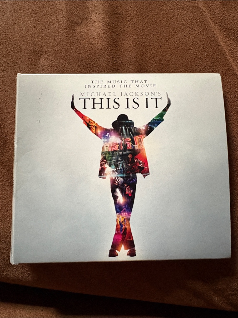 Sony Michael Jackson 'This Is It'  CD Colorful Silhouette Album Back Cover